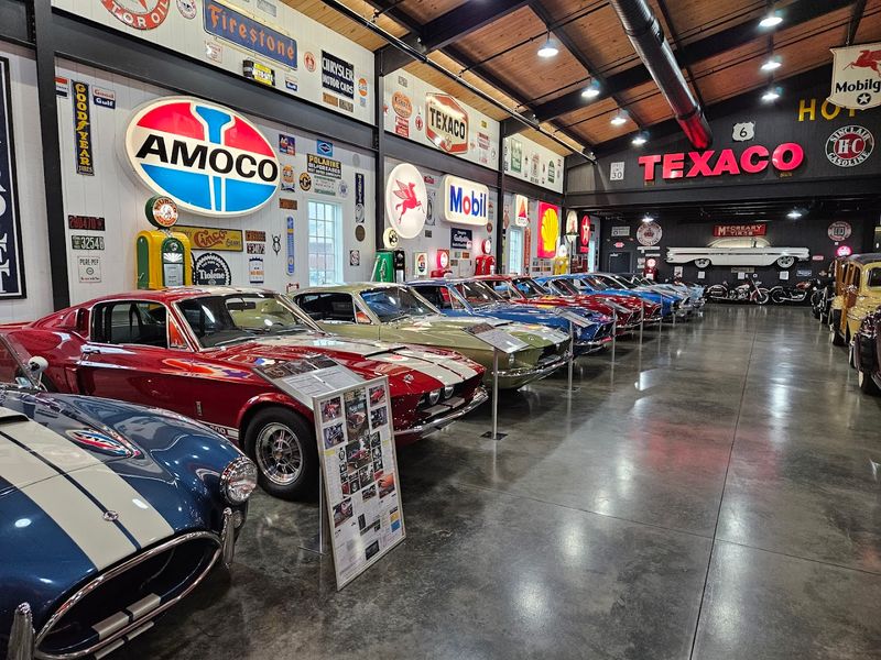 Walls Packed With Vintage Signs and Automotive Memorabilia