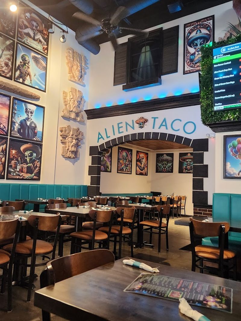 A Dining Room Packed With Alien Art and Cosmic Humor