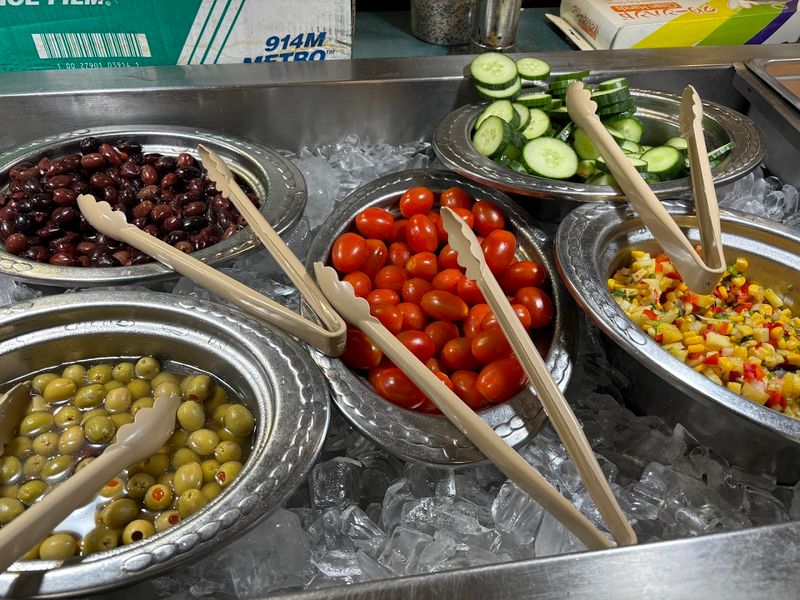 Salad Bar and Fresh Fruit Station