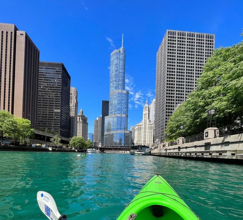 Kayaking and paddle options right from the path