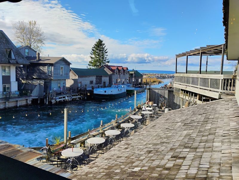 Riverside Patio And Waterfall Views