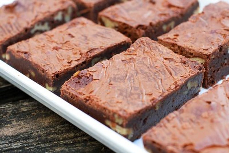 Rich Walnut Chocolate Fudge Brownie (OMG Brownie)