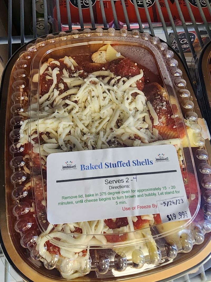 Freezer Case: Meatballs, Lasagna, Ravioli