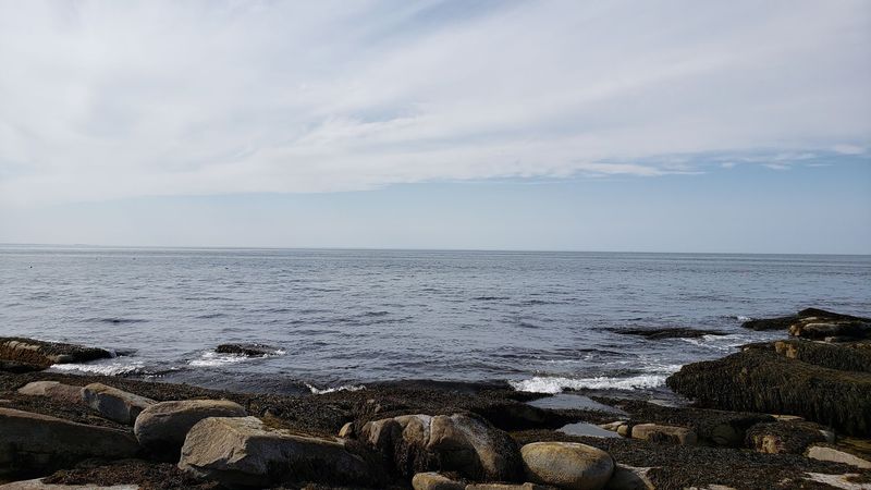 Enjoying the Wide Open Ocean Views