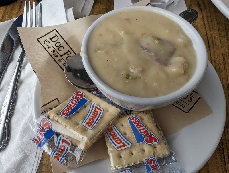 Doc Ford's Famous Clam Chowder &mdash; Chunks, Not Crumbs
