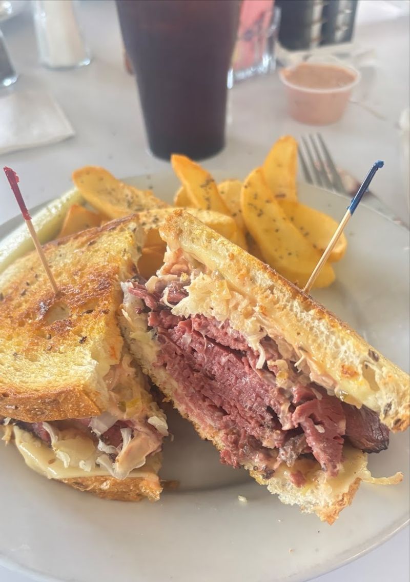 Corned Beef Sandwich Piled High