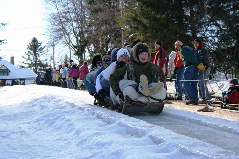 The Famous Eagles Mere Toboggan Run: Pure Winter Thrill