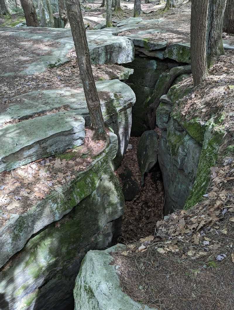 A Natural Labyrinth of Passageways and Crevices