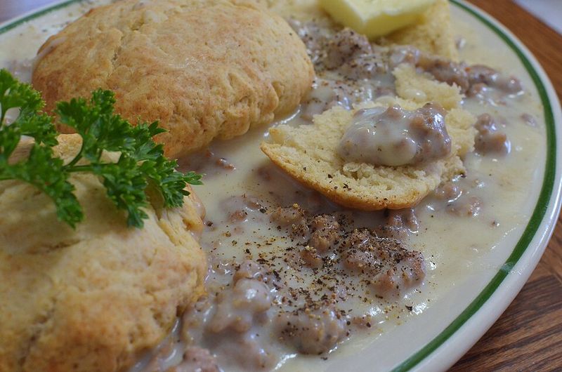 Sausage Gravy and Biscuits
