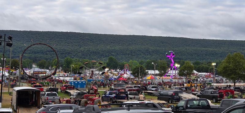 Classic County Fair Rides, Games, And Midway Fun