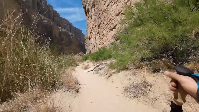 Big Bend National Park - Santa Elena Canyon Bank Walk - Terlingua area