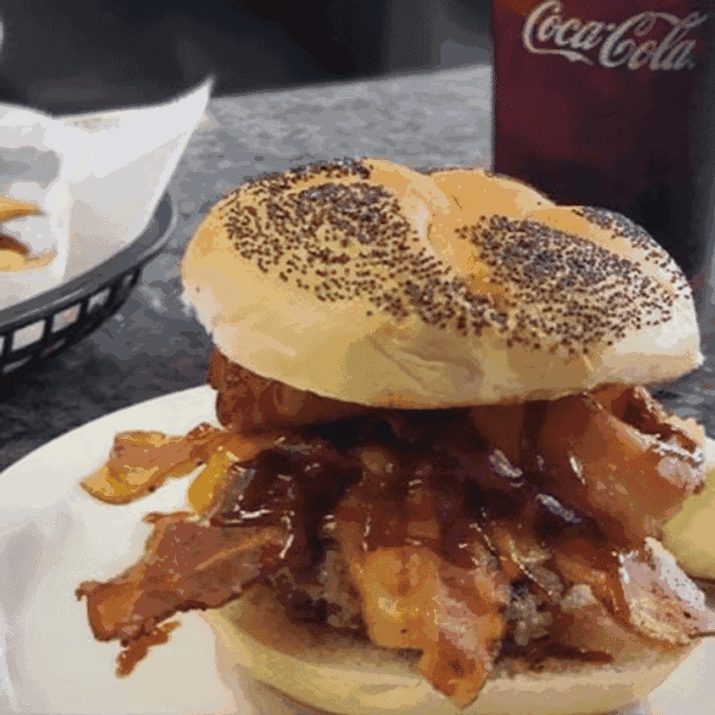 Keystone Invader Burger Challenge