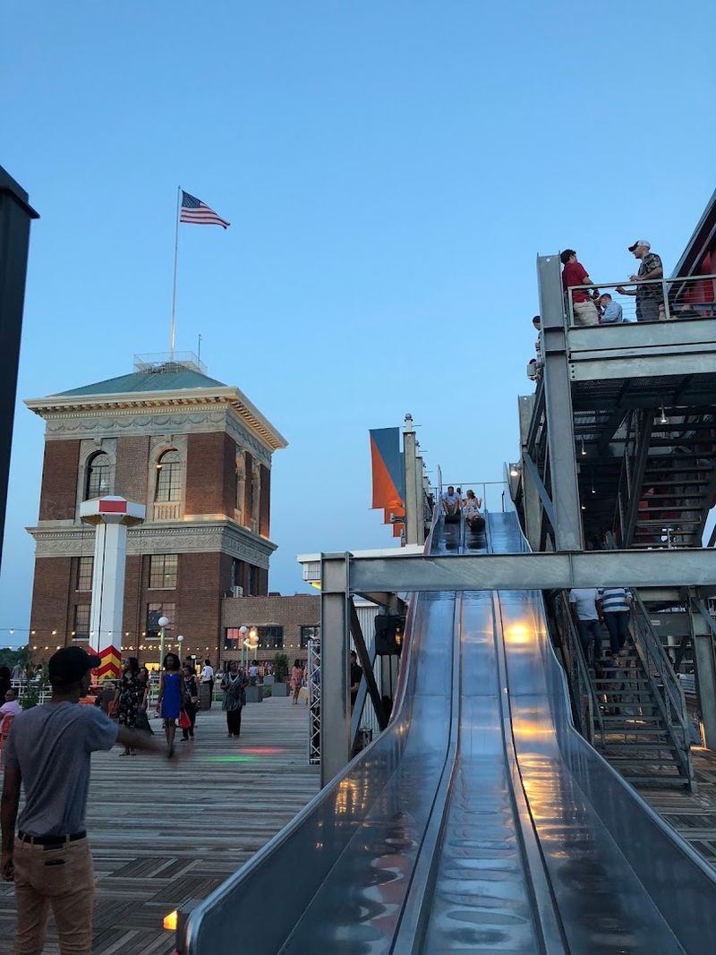 The Three-Story Slide: The Star of the Show