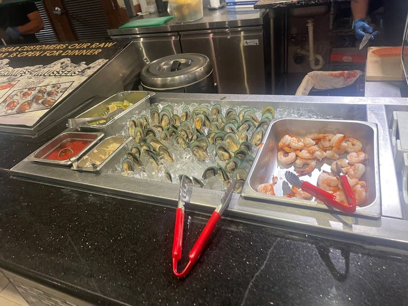 Raw Bar, Seafood and Specialty Offerings