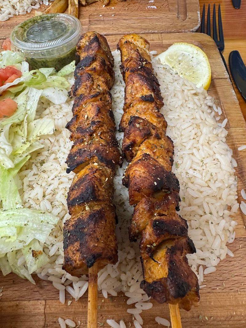 Chicken Skewers Plate