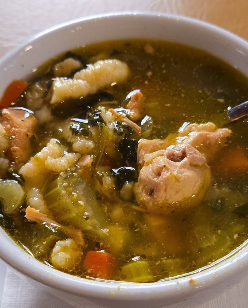 Housemade Spaetzle And Dumpling Soup