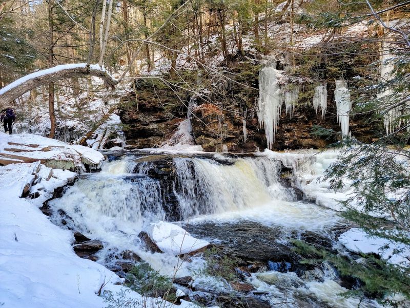 Hiking in Winter: Frozen Waterfalls and an Icy Wonderland