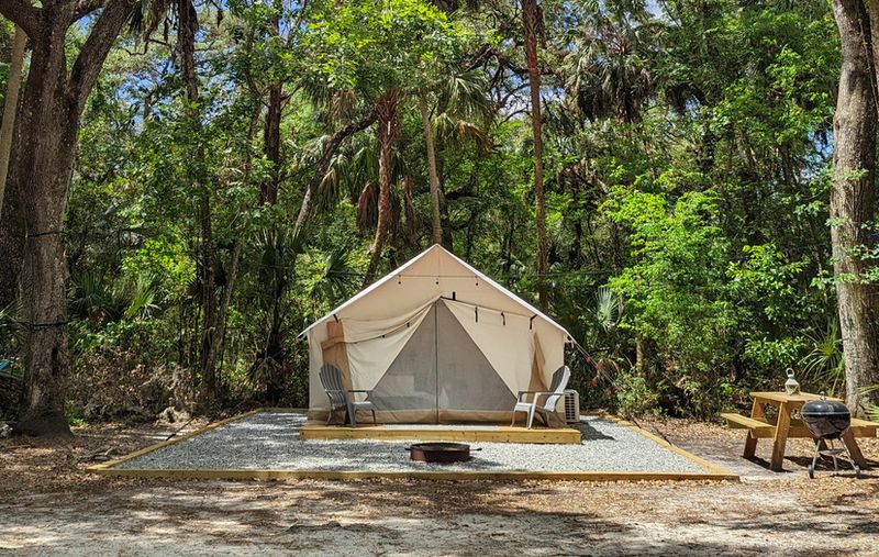Timberline Glamping at Hillsborough River State Park, Thonotosassa