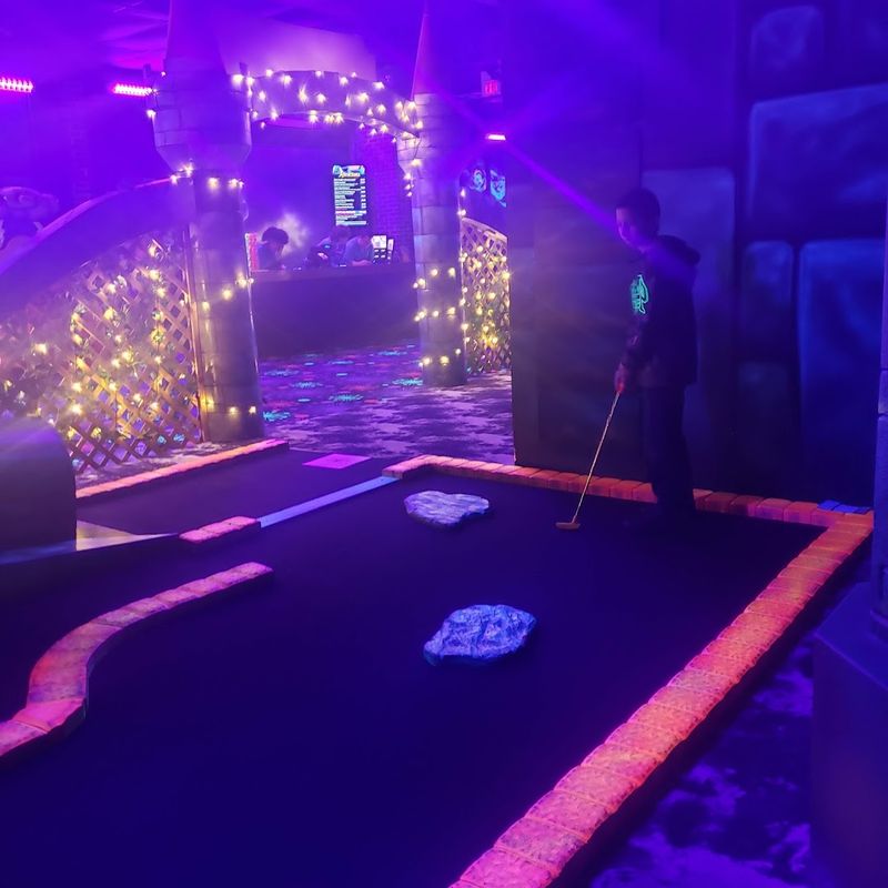 Glow-in-the-Dark Mini Golf