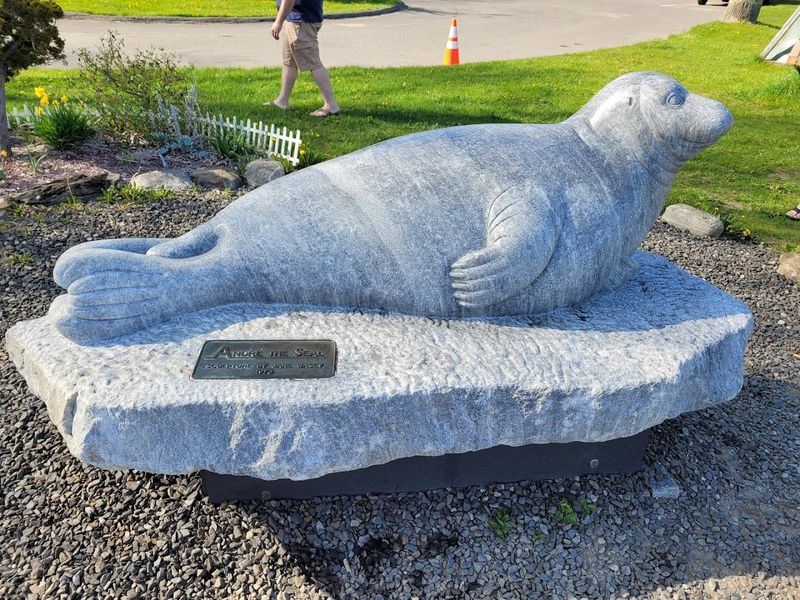 Andre the Seal Statue &mdash; Rockport, ME