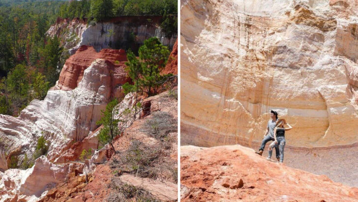 Most People Have No Idea Georgia Is Hiding Canyons This Colorful