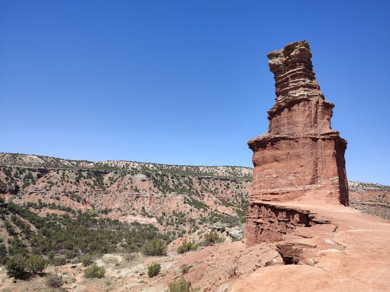 Palo Duro Canyon - Lighthouse Trail Overlook Start - Canyon