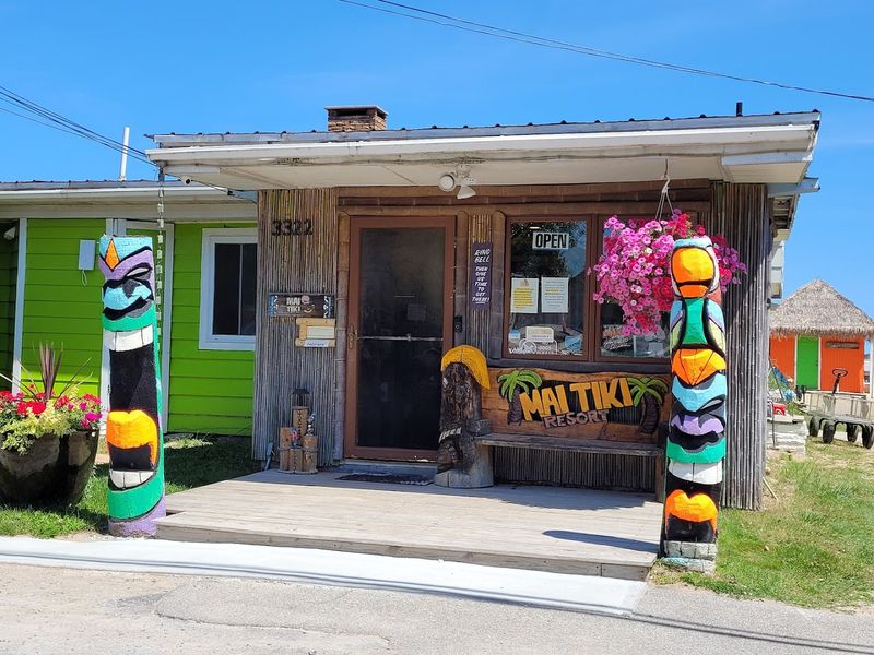 The Tiki Bar Right on the Sand