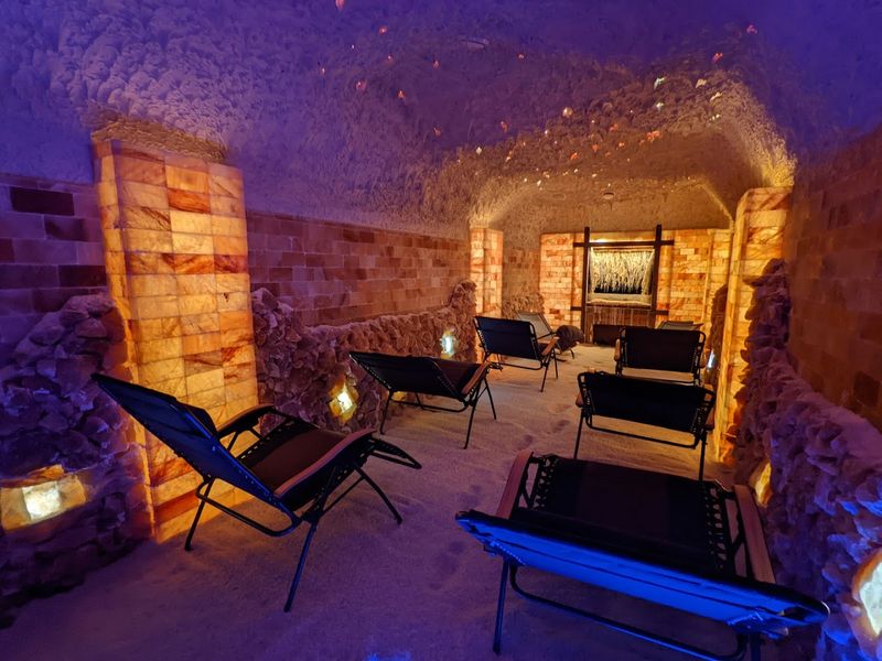 The Pink-Glowing Salt Cave Experience