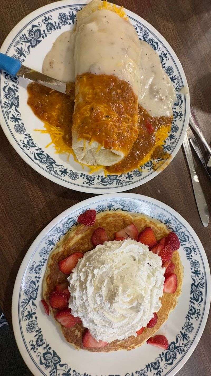 Hearty Breakfast Burritos and Mountain-Size Plates