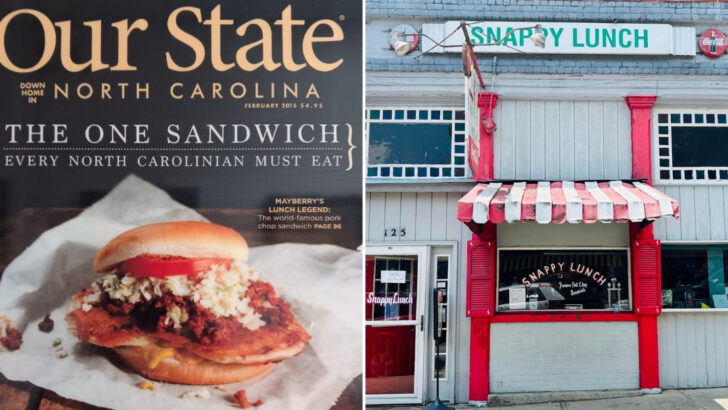 People Line Up Outside This North Carolina Diner Just to Get Their Hands on a World-Famous Pork Chop Sandwich