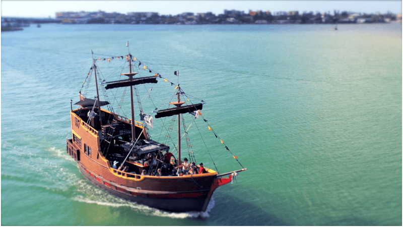 Royal Conquest Pirate Ship at John's Pass Madeira Beach