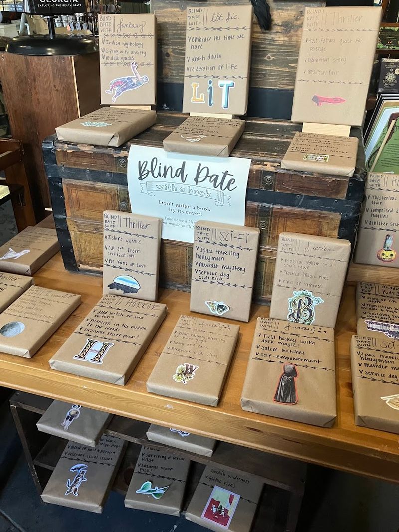 The Blind Date with a Book Table That Makes Shopping an Adventure