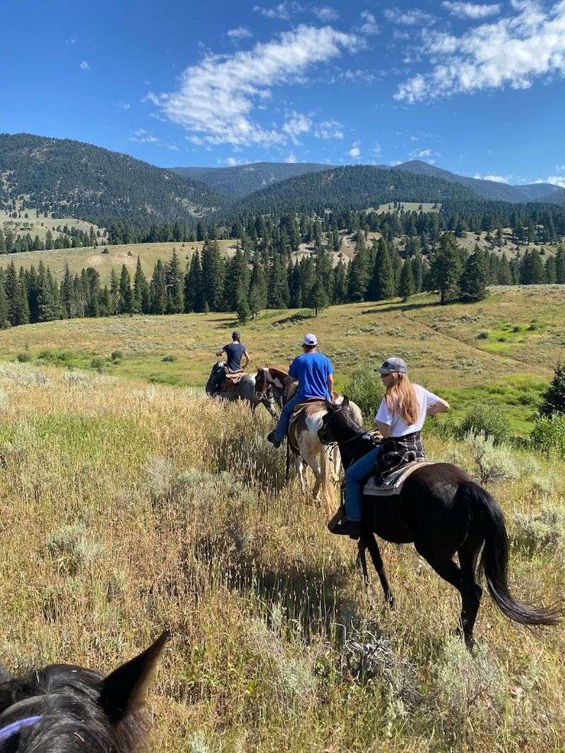Horseback Riding Through Big Sky Country