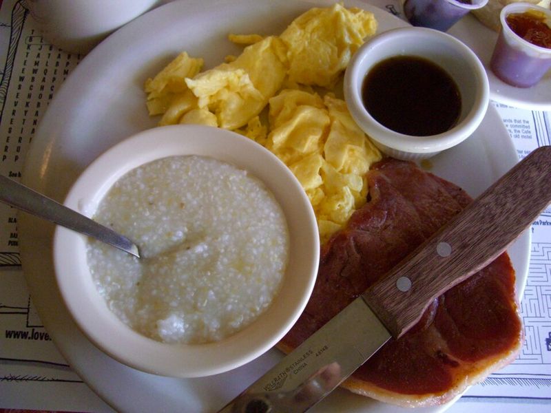 Country Ham and Red-Eye Gravy Breakfast Plate