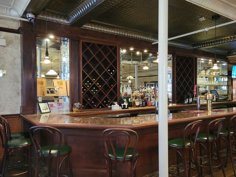 Sipping a Drink at the Turkish Marble Bar