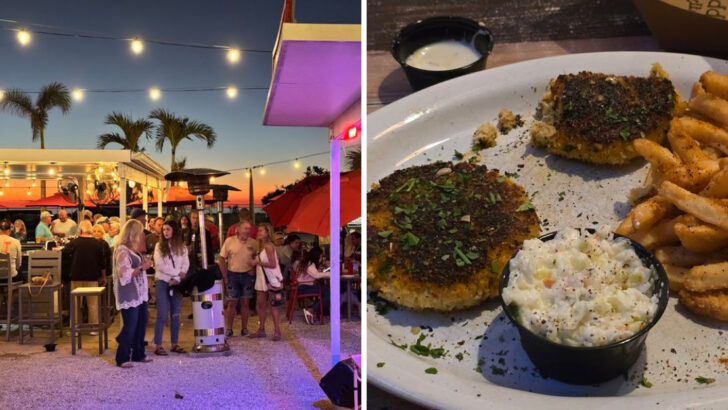 The Blackened Crab Cakes at This Florida Beach Restaurant Have Become a Local Legend