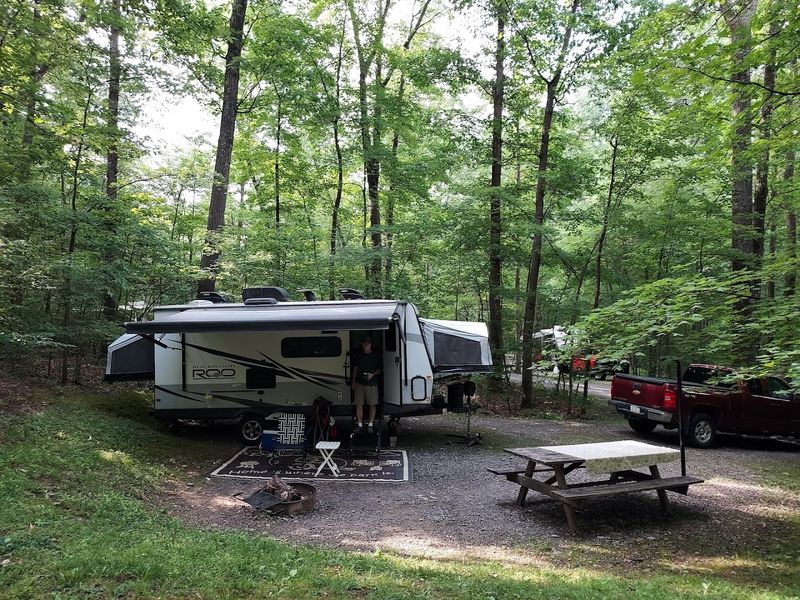 Camping at the Spacious Campground