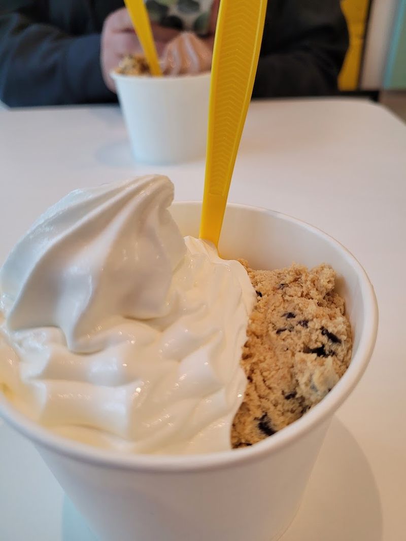 The Legendary Side-by-Side Cookie Dough and Soft Serve Combo
