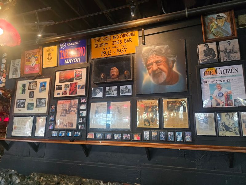 Walls Covered in Decades of Memorabilia