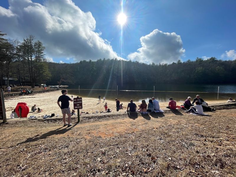 Cool Branch Lake and the Swimming Beach