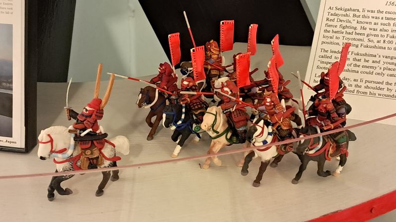 The Samurai Cat Battle of Sekigahara Exhibit
