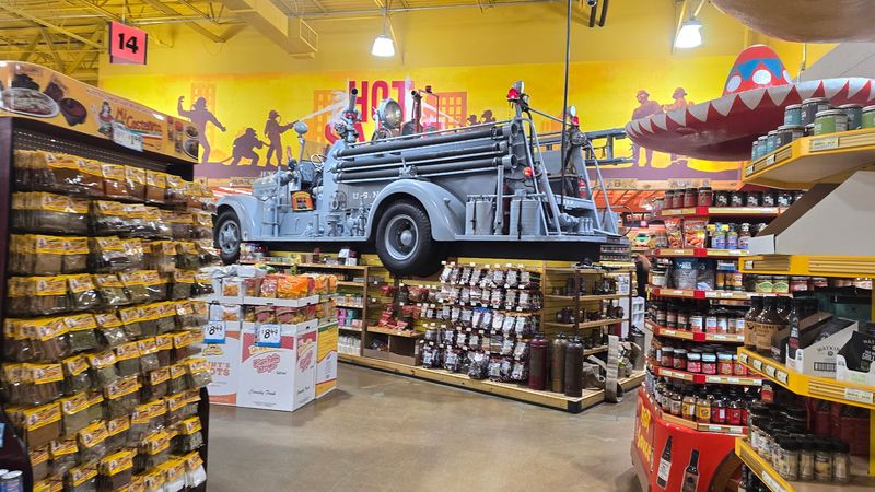 Themed Decorations and Animatronics Throughout the Store