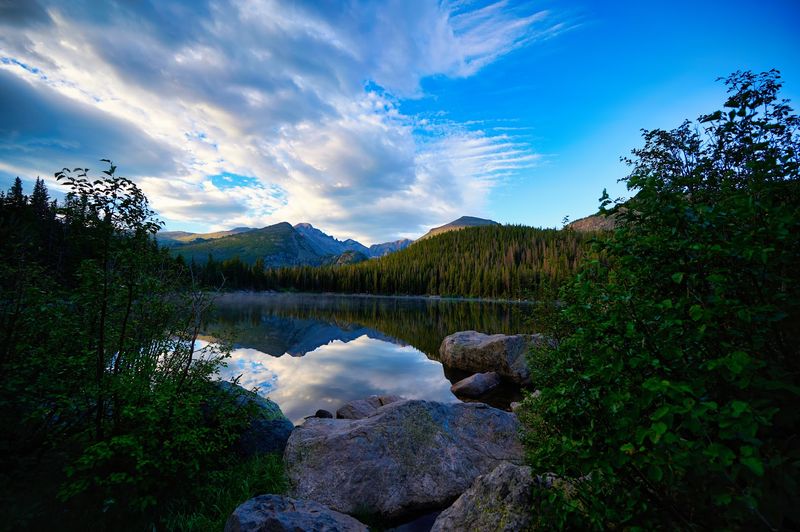 The Views of the Alpine Lake Itself