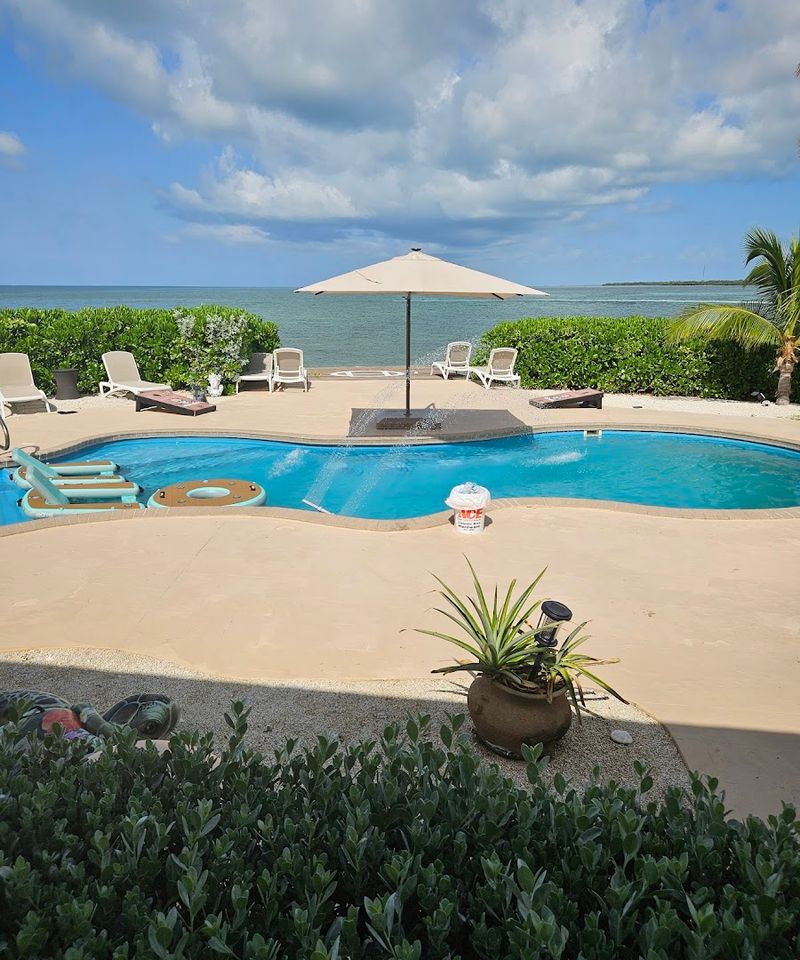 The Pool and Outdoor Lounging Area: Resort-Style Relaxation Off the Grid