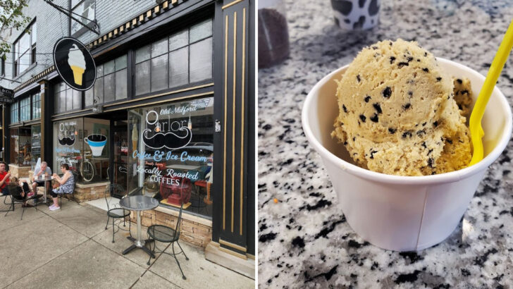 The Most Nostalgic Ice Cream Experience In Ohio Is Being Served Out Of This Beloved Little Corner Shop