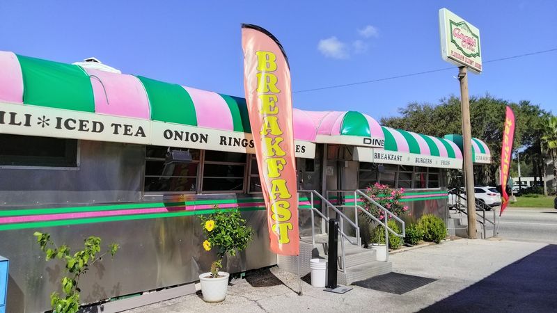 A Genuine Vintage Train Car Diner