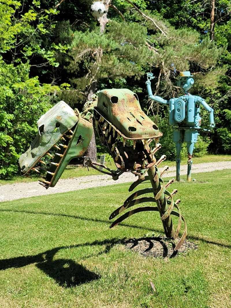 The Dinosaur with Spark Plug Teeth