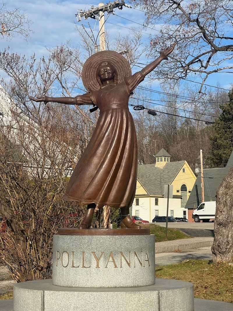 Pollyanna Statue in Littleton