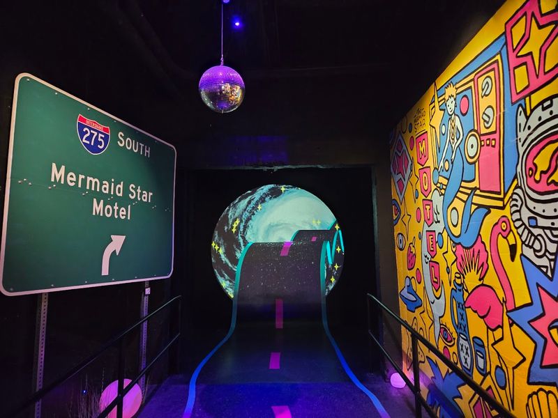 The Blacklight Hallway: Where Glow Takes Over