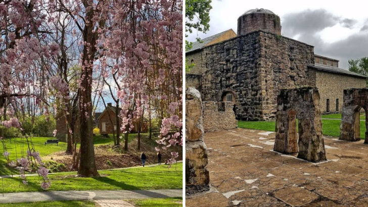 These Crumbling Stone Ruins in Pennsylvania Are Hiding in a 59 Acre Park and They&rsquo;re Absolutely Stunning